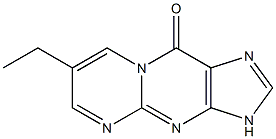 7-Ethylpyrimido[1,2-a]purin-10(3H)-one Struktur