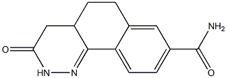 4,4a,5,6-Tetrahydro-8-carbamoyl-benzo[h]cinnolin-3(2H)-one Struktur