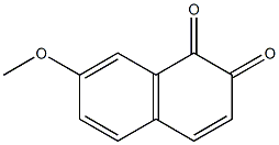 7-Methoxy-1,2-naphthalenedione Struktur