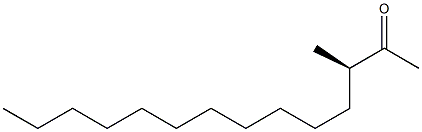 (R)-3-Methyltetradecan-2-one Struktur