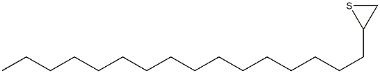 1,2-Epithiooctadecane Struktur