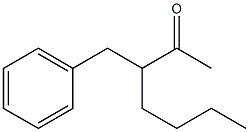 3-Benzyl-2-heptanone Struktur