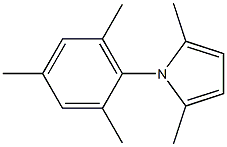 1-(2,4,6-Trimethylphenyl)-2,5-dimethyl-1H-pyrrole Struktur