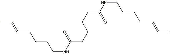 N,N'-Di(5-heptenyl)adipamide Struktur