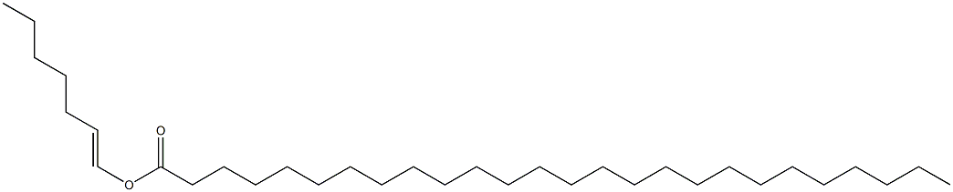 Cerotic acid 1-heptenyl ester Struktur