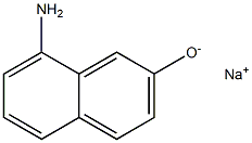 Sodium 8-aminonaphthalene-2-olate Struktur