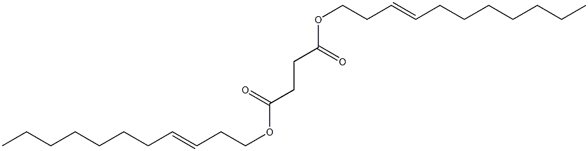 Succinic acid di(3-undecenyl) ester Struktur