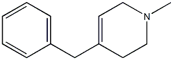 1,2,3,6-Tetrahydro-1-methyl-4-(benzyl)pyridine Struktur