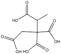 Butane-1,2,2,3-tetracarboxylic acid Struktur