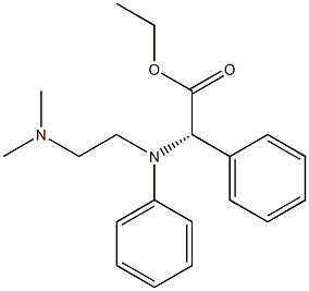 N,2-Diphenyl-N-[2-(dimethylamino)ethyl]glycine ethyl ester Struktur