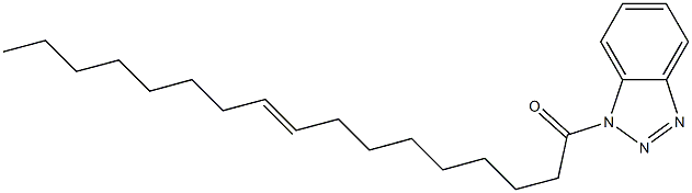 1-(9-Heptadecenoyl)-1H-benzotriazole Struktur