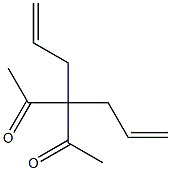 4,4-Diacetyl-1,6-heptadiene Struktur