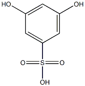 3,5-Dihydroxybenzenesulfonic acid Struktur