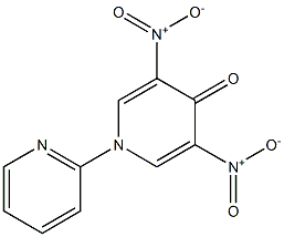 1-(2-Pyridyl)-3,5-dinitropyridin-4(1H)-one Struktur