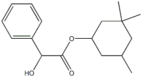 D-Mandelic acid 3,3,5-trimethylcyclohexyl ester Struktur