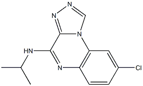 4-Isopropylamino-8-chloro[1,2,4]triazolo[4,3-a]quinoxaline Struktur