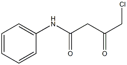 Chloroacetoacetic anilide Struktur