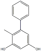 4-Methyl-5-phenylbenzene-1,3-diol Struktur