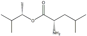 (S)-2-Amino-4-methylpentanoic acid (S)-1,2-dimethylpropyl ester Struktur