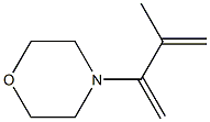 4-(1-Methylene-2-methyl-2-propenyl)morpholine Struktur