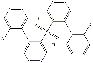 2,6-Dichlorophenylphenyl sulfone Struktur