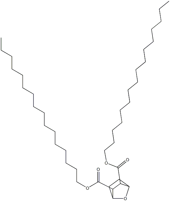 7-Oxabicyclo[2.2.1]heptane-2,3-dicarboxylic acid dihexadecyl ester Struktur