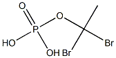 Phosphoric acid dihydrogen (1,1-dibromoethyl) ester Struktur