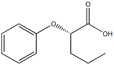 [S,(-)]-2-Phenoxyvaleric acid Struktur