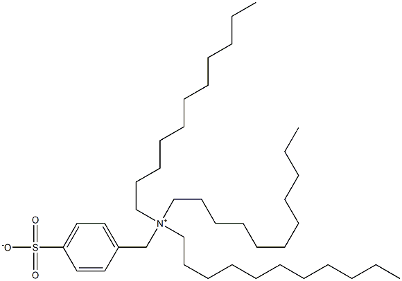 N,N,N-Triundecyl-4-sulfonatobenzenemethanaminium Struktur