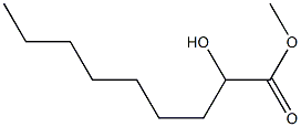 2-Hydroxynonanoic acid methyl ester Struktur