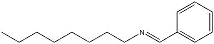 N-Benzylidene-N-octylamine Struktur