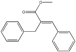 2-Benzyl-3-phenylacrylic acid methyl ester Struktur