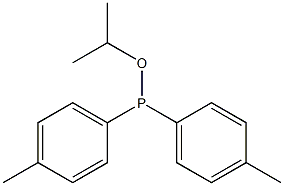 Di(4-methylphenyl)phosphinous acid isopropyl ester Struktur