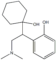 1-[1-(2-Hydroxyphenyl)-2-dimethylaminoethyl]cyclohexanol Struktur