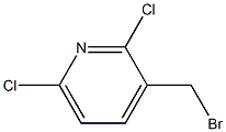 2,6-Dichloro-3-(bromomethyl)pyridine Struktur