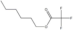 Hexyl trifluoroacetate Struktur