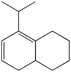 1,2,3,4,4a,5-Hexahydro-8-isopropylnaphthalene Struktur