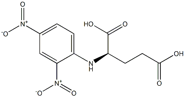 (R)-2-[(2,4-Dinitrophenyl)amino]pentanedioic acid Struktur