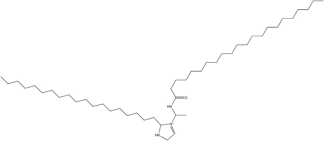 3-[1-(Docosanoylamino)ethyl]-2-nonadecyl-3-imidazoline-3-ium Struktur