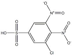 5-Chloro-3,4-dinitrobenzenesulfonic acid Struktur