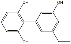 5'-Ethyl-1,1'-biphenyl-2,3',6-triol Struktur