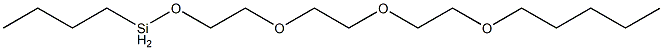 Butyl[2-[2-[2-(pentyloxy)ethoxy]ethoxy]ethoxy]silane Struktur