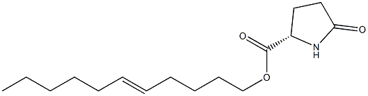 (S)-5-Oxopyrrolidine-2-carboxylic acid 5-undecenyl ester Struktur