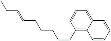 1-(6-Nonenyl)naphthalene Struktur