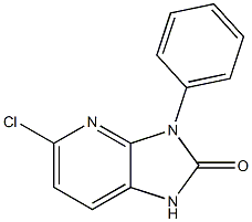 5-Chloro-3-phenyl-1H-imidazo[4,5-b]pyridin-2(3H)-one Struktur