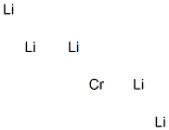 Chromium pentalithium Struktur