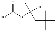 Carbonic acid (2,2-dimethylpropyl)(1-chloroethyl) ester Struktur