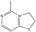 2,3-Dihydro-5-methylthiazolo[3,2-c]pyrimidin-4-ium Struktur