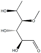 4-O-Methyl-6-deoxy-L-galactose Struktur