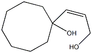 1-[(Z)-3-Hydroxy-1-propenyl]cyclooctan-1-ol Struktur